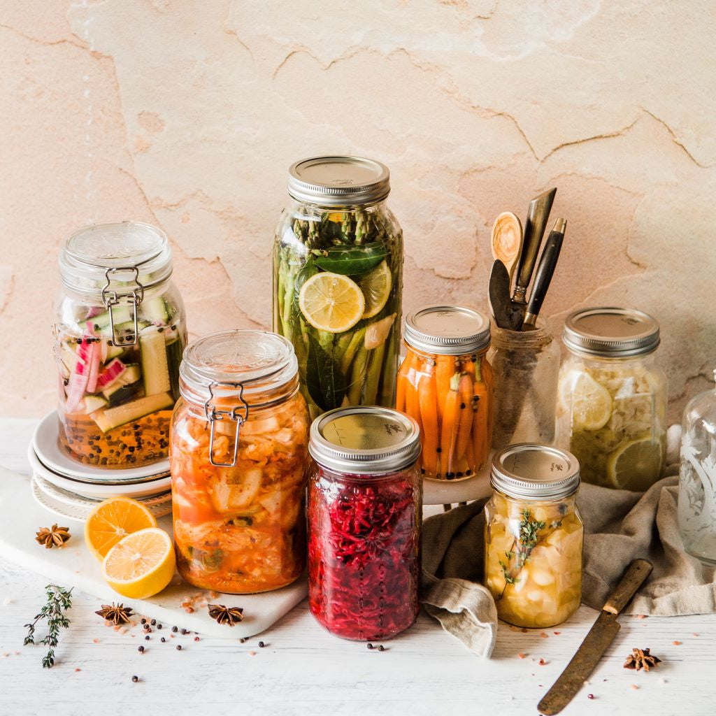 Sustainable Living Food Jars