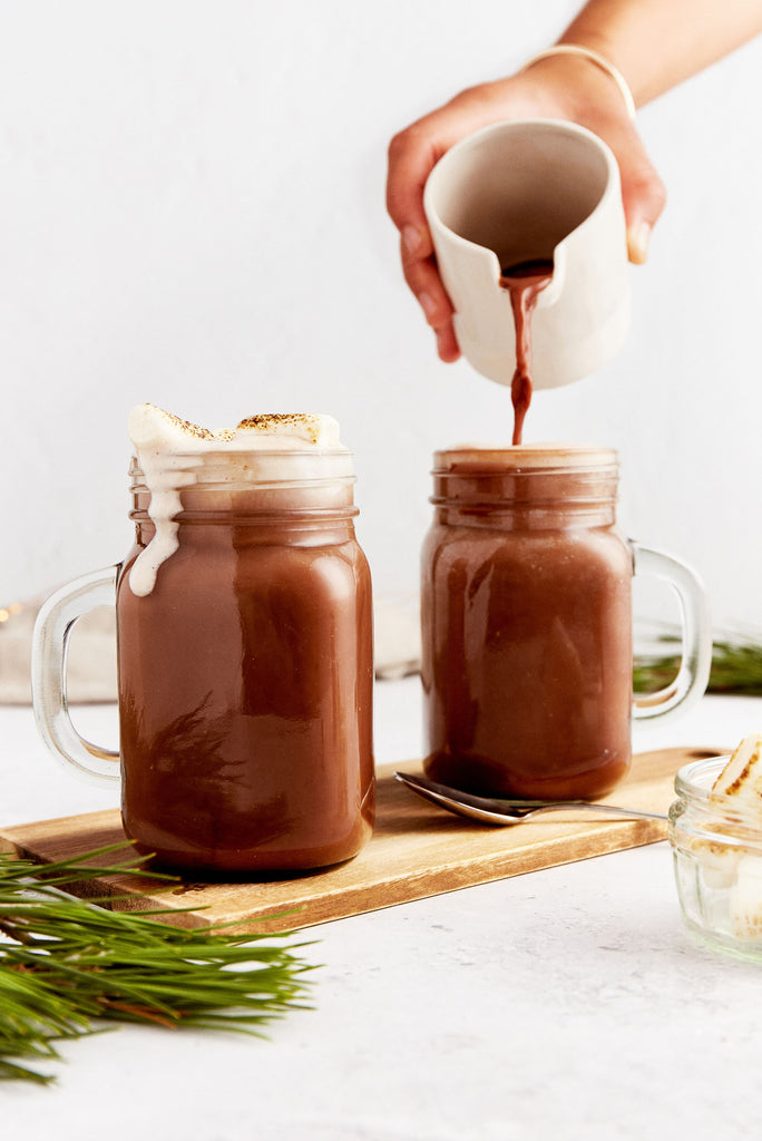 Vegan Hot Chocolate With Marshmallows
