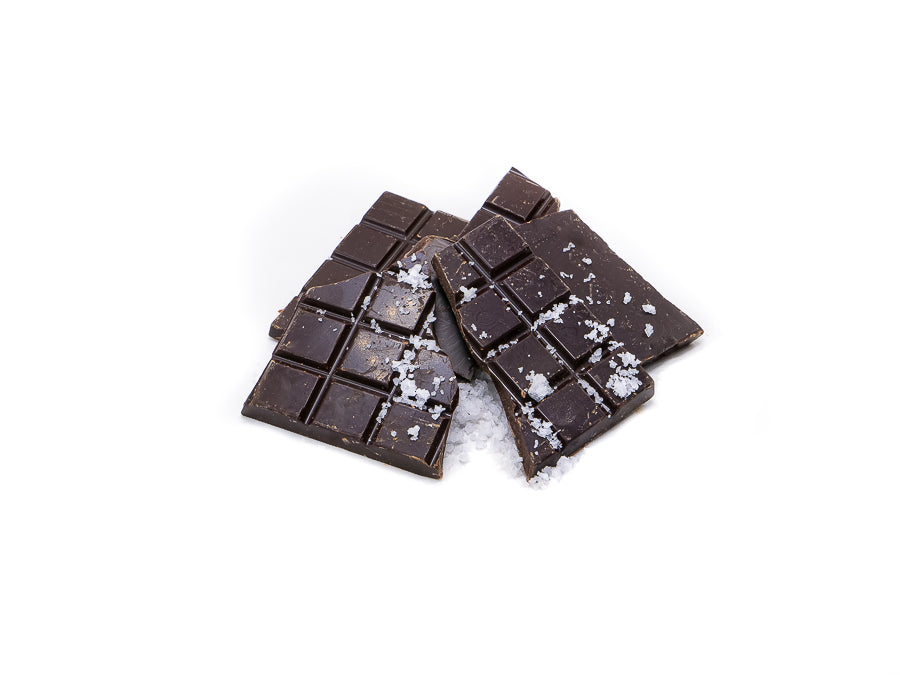 Dark Chocolate with Sea Salt Confectionery VEGAN IRISH MADE NUT FREE 